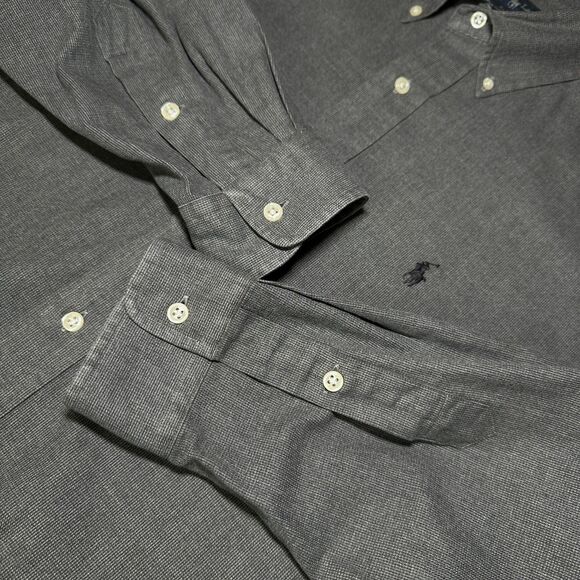 90s Vintage Ralph Lauren Blake Shirt 100% Two-ply Jersey Knit Cotton EVC MINT - Picture 8 of 10